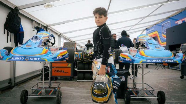 Martín es santafesino y sueña con la Fórmula 1&nbsp;