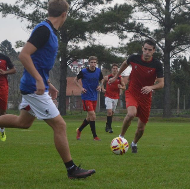 Chiccó entrenando con Patronato