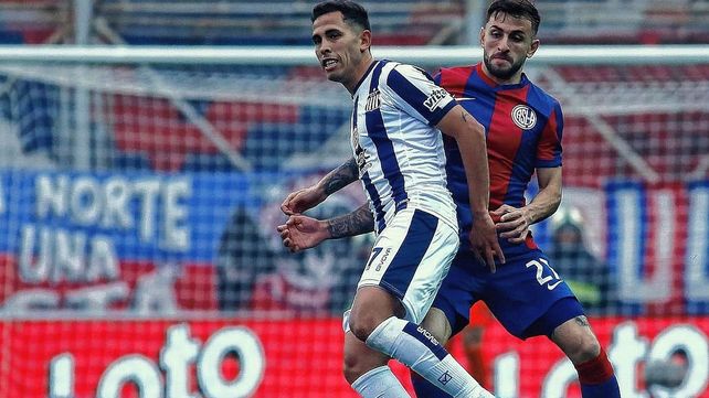 San Lorenzo le empató a Talleres cuando el partido se moría en el Nuevo Gasómetro.