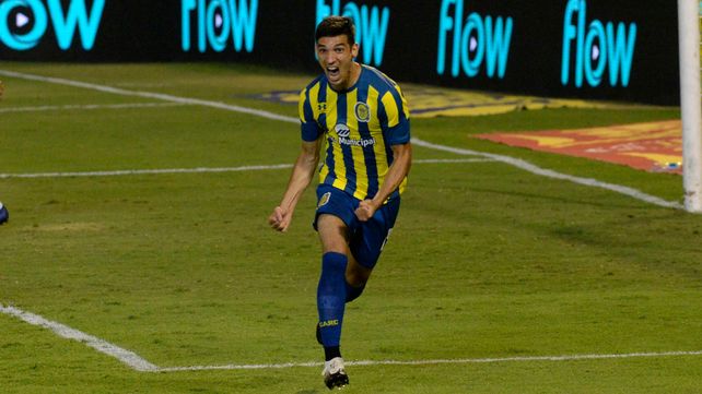Rabuñal jugó dos partidos en Central y convirtió un gol: ante Arsenal.