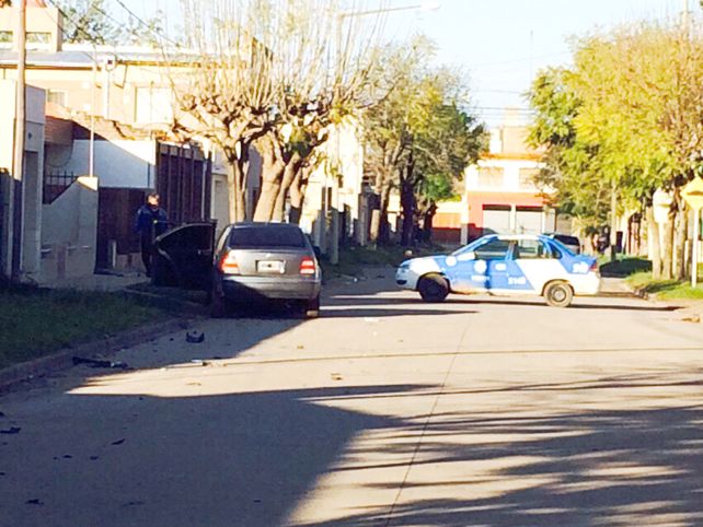 Venado Tuerto. El auto en el que Nacre embistió y mató a tres miembros de una familia.&nbsp;