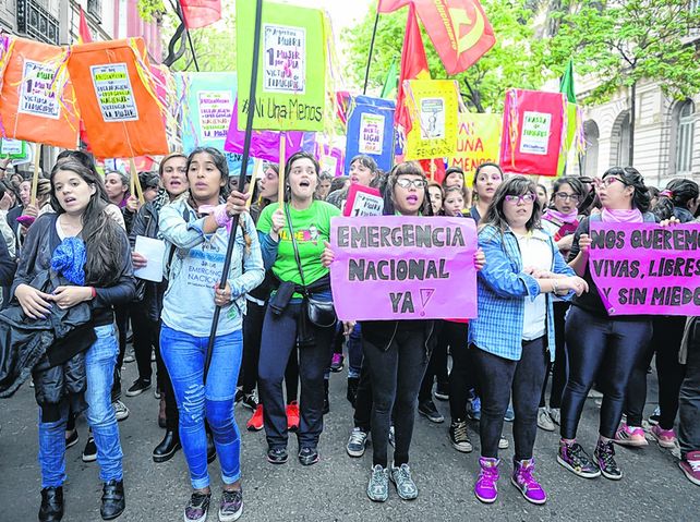Las mujeres volvieron a alzar sus voces en contra de la violencia machista.