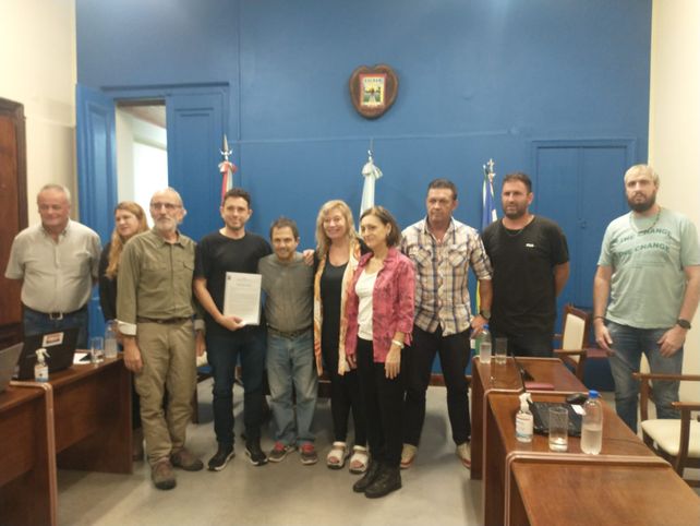 Este martes el Concejo municipal declaró a Pedro Giacaglia como ciudadano ilustre de Roldán.