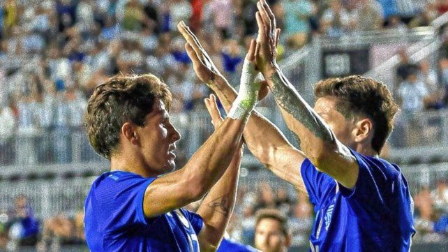 Argentina goleó en Miami.