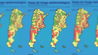 Según Nación, en la provincia de Santa Fe hay un departamento con alto riesgo de contagio