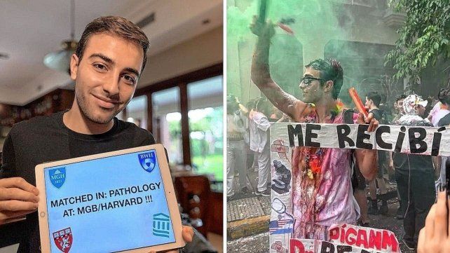 De San Justo a Harvard: la historia de Fede Repetto, el médico santafesino que hará su residencia en Estados Unidos