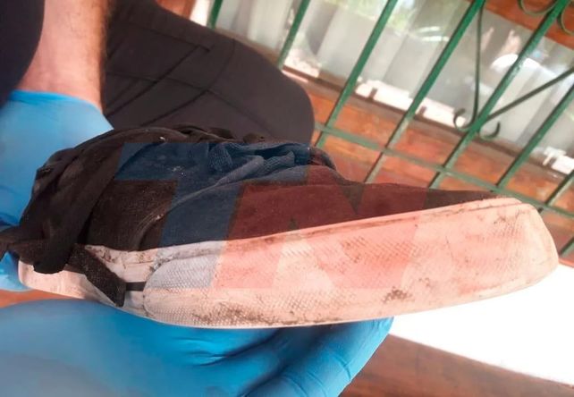 La zapatilla peritada corresponde a Máximo Thomsen.