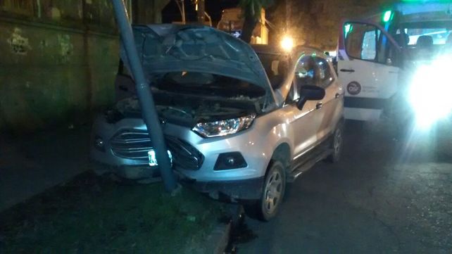 Un herido en un choque en JJ Pasó y Urquiza