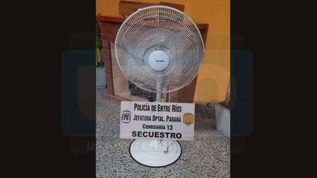 Recuperaron el ventilador robado en la parroquia Santo Domingo Savio
