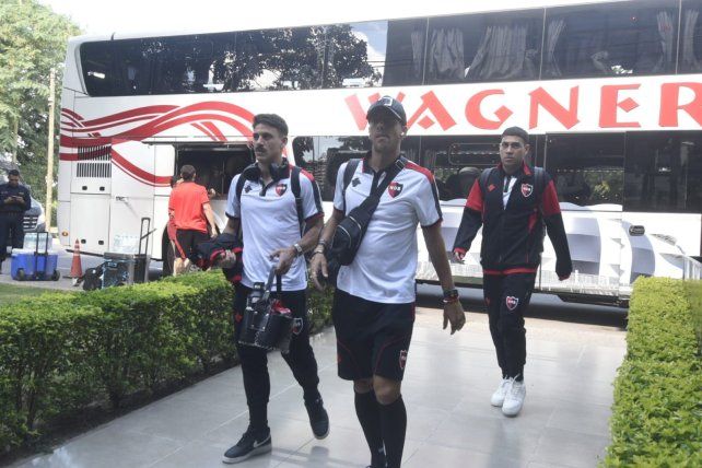 Newells en Santiago. Cóccaro