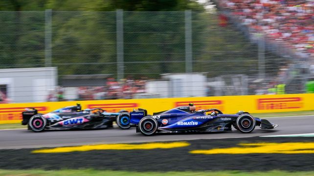 Todo un símbolo. Franco Colapinto supera en gran maniobra a Pierre Gasly en su debut en Monza 2024. En Zandvoort