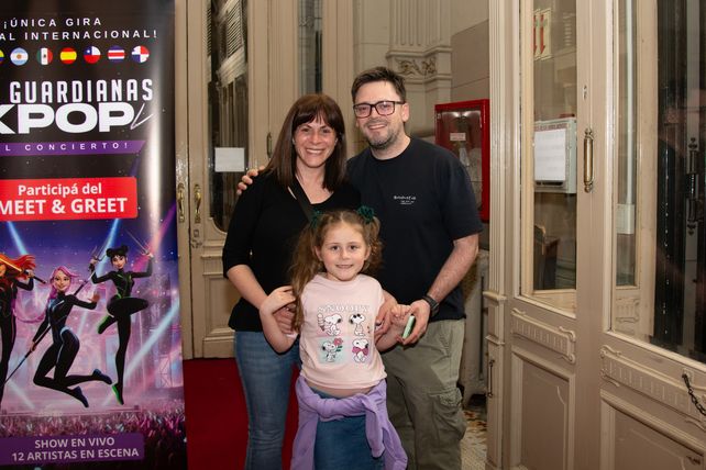María Betancur, Paula y Luciano de Imperio  