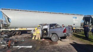 Ruta 12: tres muertos tras violento choque de una camioneta con un tren