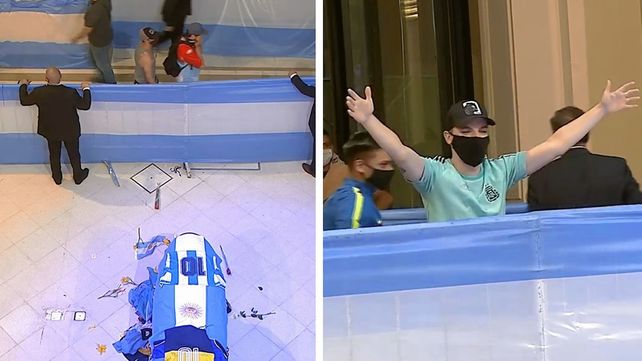 La despedida de Maradona