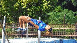 Milagros Lamagni entrenada por Maxi Troncoso se impuso en la prueba de salto en alto en el Card.