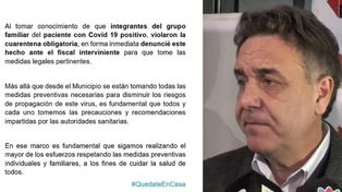 Firmat: la familia del caso positivo, denunciada penalmente