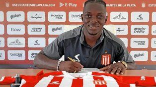 El colombiano Edwuin Cetré firmó su contrato y se convirtió en nuevo refuerzo de Estudiantes.