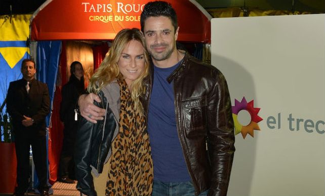 Sabrina Rojas y el actor Luciano Castro