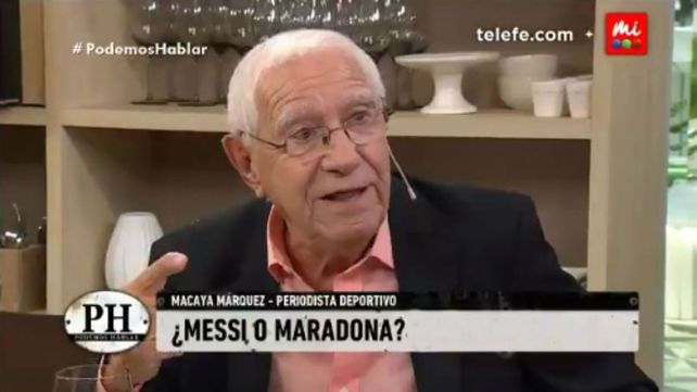 A quién eligió Macaya Márquez entre Maradona y Messi