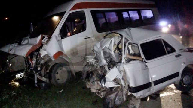 Murieron tres jóvenes en un violento choque en el sur provincial