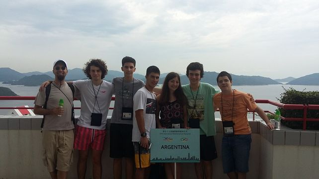 Los estudiantes argentinos. Foto Facebook Ian Fleschler