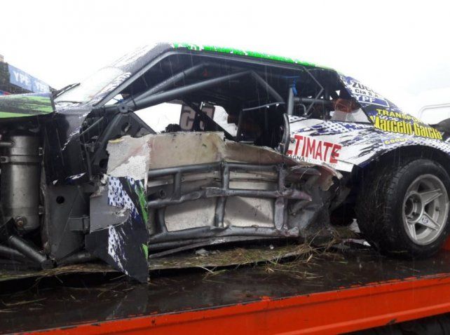 Golpazo. Dos pilotos del Turismo Carretera sufrieron un fuerte accidente.