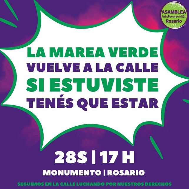 Feministas y diversidades doblan la apuesta en defensa de la ley de interrupción del embarazo