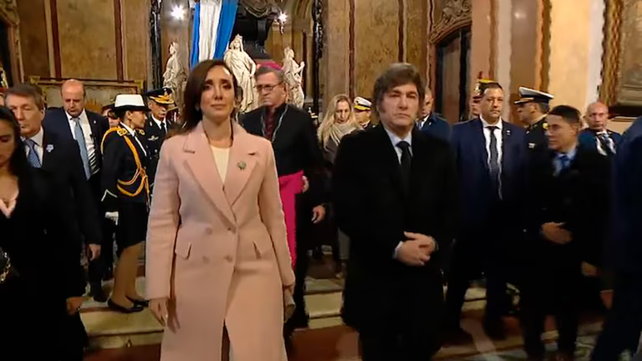 Tensión en Tedeum: Milei ignora a Macri y Villarruel en ceremonia patria