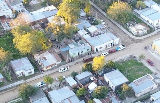 Razzia policial. Por la requisa en una casa