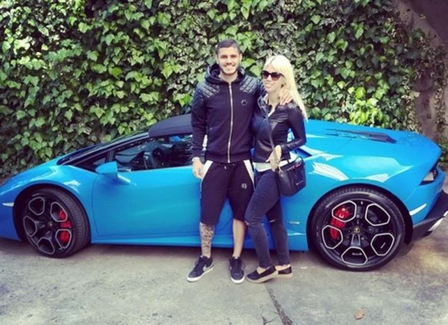 Mauro Icardi y Wanda Nara arreglaron un nuevo contrato con el Inter de Milán