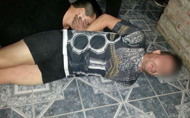 Detenidos. Los dos delincuentes tenían antecedentes por robo.&nbsp;