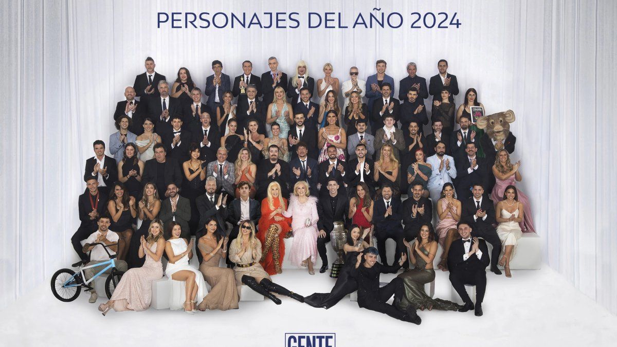 Quiénes son los personajes del año que sonríen en la tapa de la Revista Gente 2024