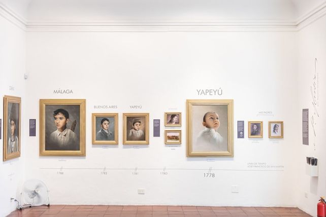 El rostro de San Martín reconstruido por un artista y exhibido en el Cabildo