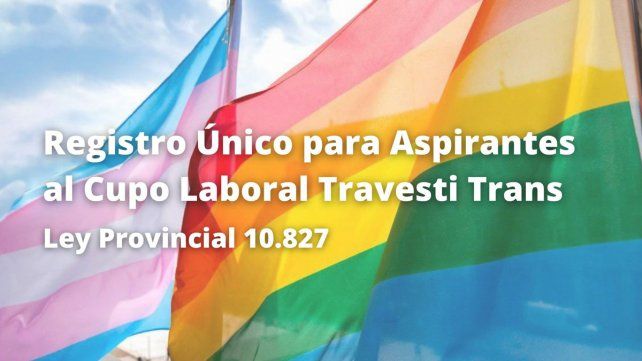 Se abrió en Entre Ríos el Registro Único para aspirantes al Cupo Laboral Travesti y Trans y se brindará asistencia para confeccionar currículum vitae&nbsp;