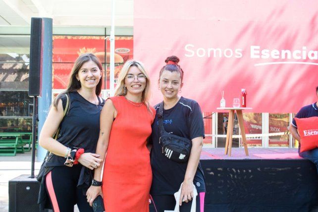 Agustina Marini, Magali Carranza y Pamela Ayala