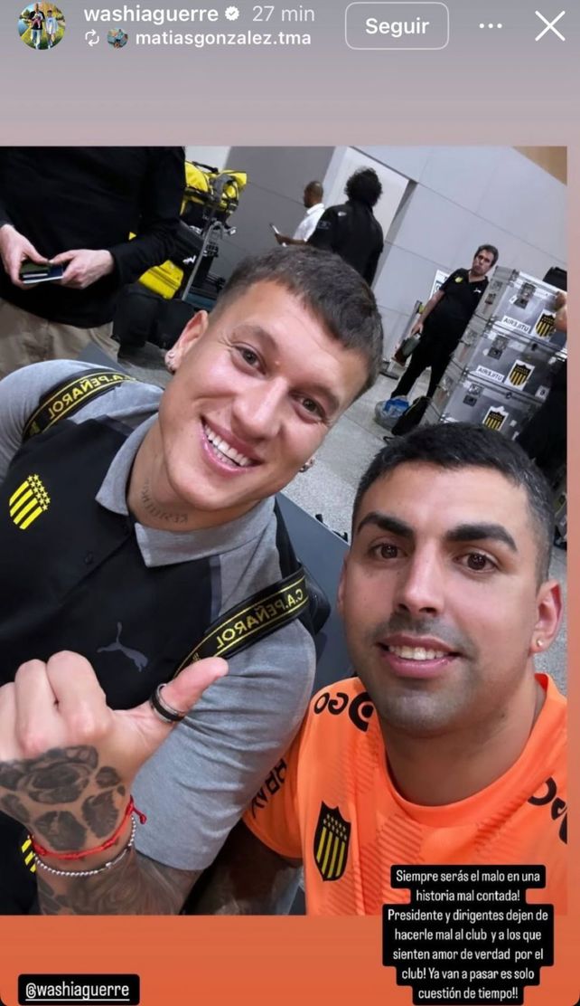 Aguerre cortó la relación con Peñarol y la puerta de Newells se abrió del todo