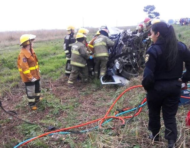 Un policía falleció tras un violento choque en General López