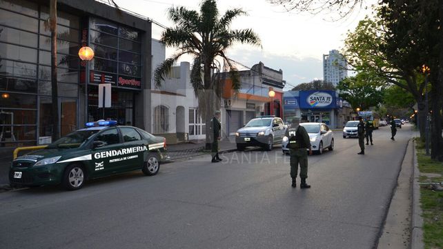 Megaoperativo de las fuerzas de seguridad nacionales y de la policía en la ciudad