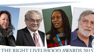Defensores de derechos humanos  logran el premio Nobel alternativo