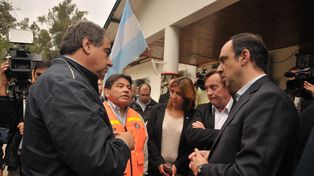 El ministro de Defensa recorrió gran parte de Santa Fe