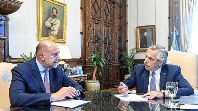 El gobernador Omar Perotti se reunió a solas con el presidente Alberto Fernández para pedir la colaboración sobre la inseguridad en la provincia de Santa Fe