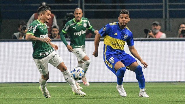 Boca y Palmeiras empataron 1 a 1 en San Pablo.