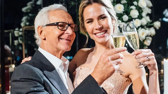 Uno de los seis empresarios más ricos de la Argentina fue padre con una modelo 44 años menor