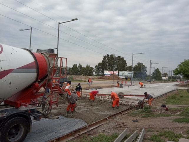 Puntapié inicial. En 2020 había dado comienzo el primer tramo con canteros centrales