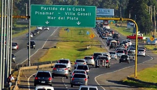 Las rutas que lllevan a la Costa Atlántica se verán saturadas en las próximas horas.&nbsp;