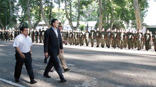 Rubén Galassi visitó a los efectivos de la Gendarmería y Prefectura Nacional