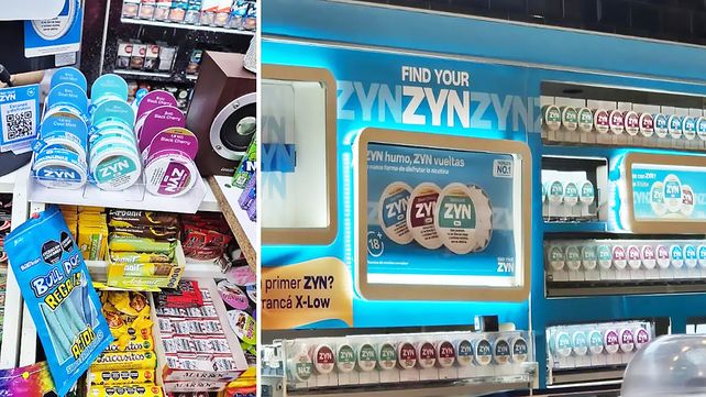 Entraron a Argentina bolsas de nicotina importadas que se venden sin control en kioscos. Vienen en pastileros