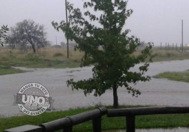 Terrible temporal de lluvia y viento generó graves destrozos en Paraná