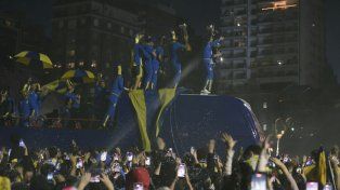 Central: todo es alegría por el nuevo título y armó su propia fiesta en el Monumento