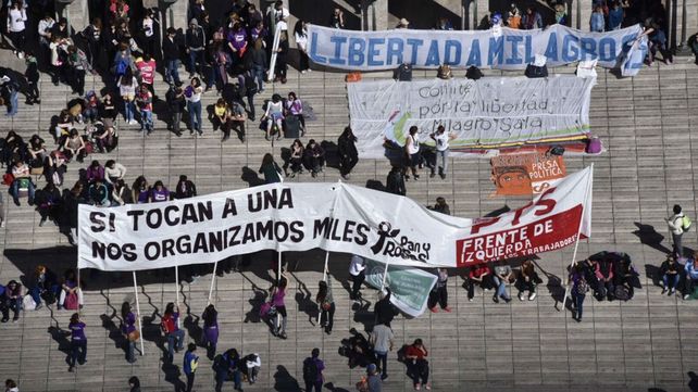 Las escalinatas del Patio Cívico